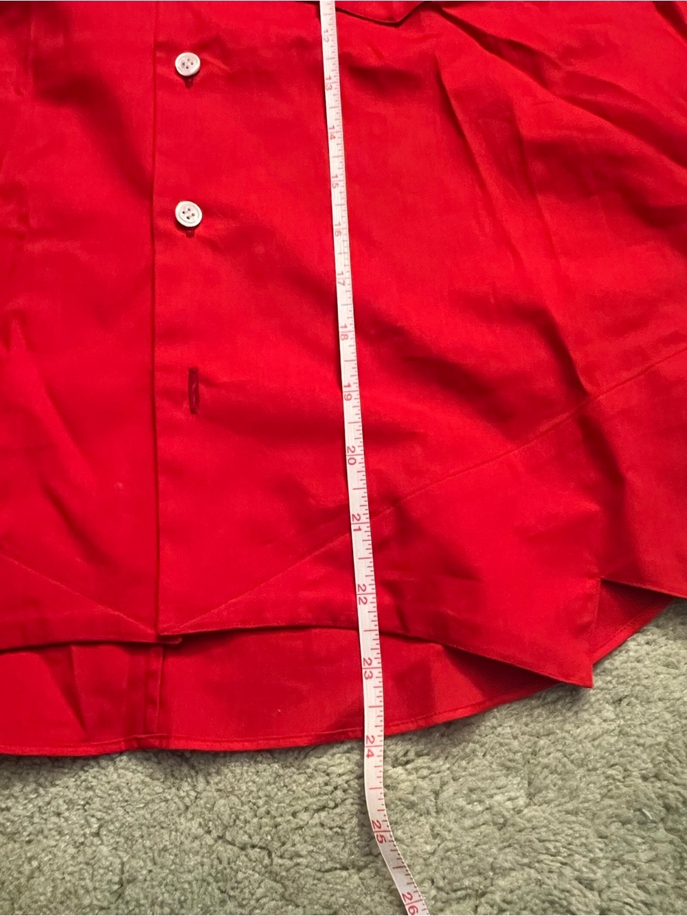 BNWT: noir kei ninomiya Red Button-Front Men/Womens Shirt - Picture 7 of 8